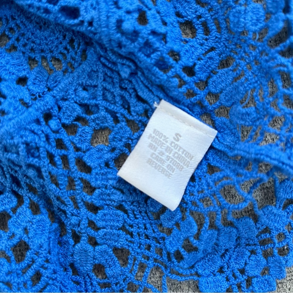 Delia’s Y2K Ombre Crochet Tank Top Size Small Festival Layering Coastal Cowgirl - Picture 7 of 9